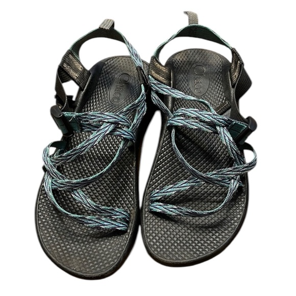 Chaco Shoes - Chaco sandals blue/green size 6. Kids/Juniors